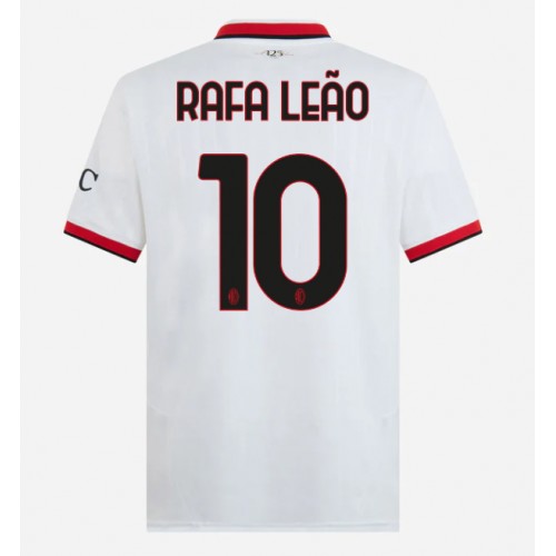 Pánský Fotbalový dres AC Milan Rafael Leao #10 2024-25 Venkovní Krátký Rukáv